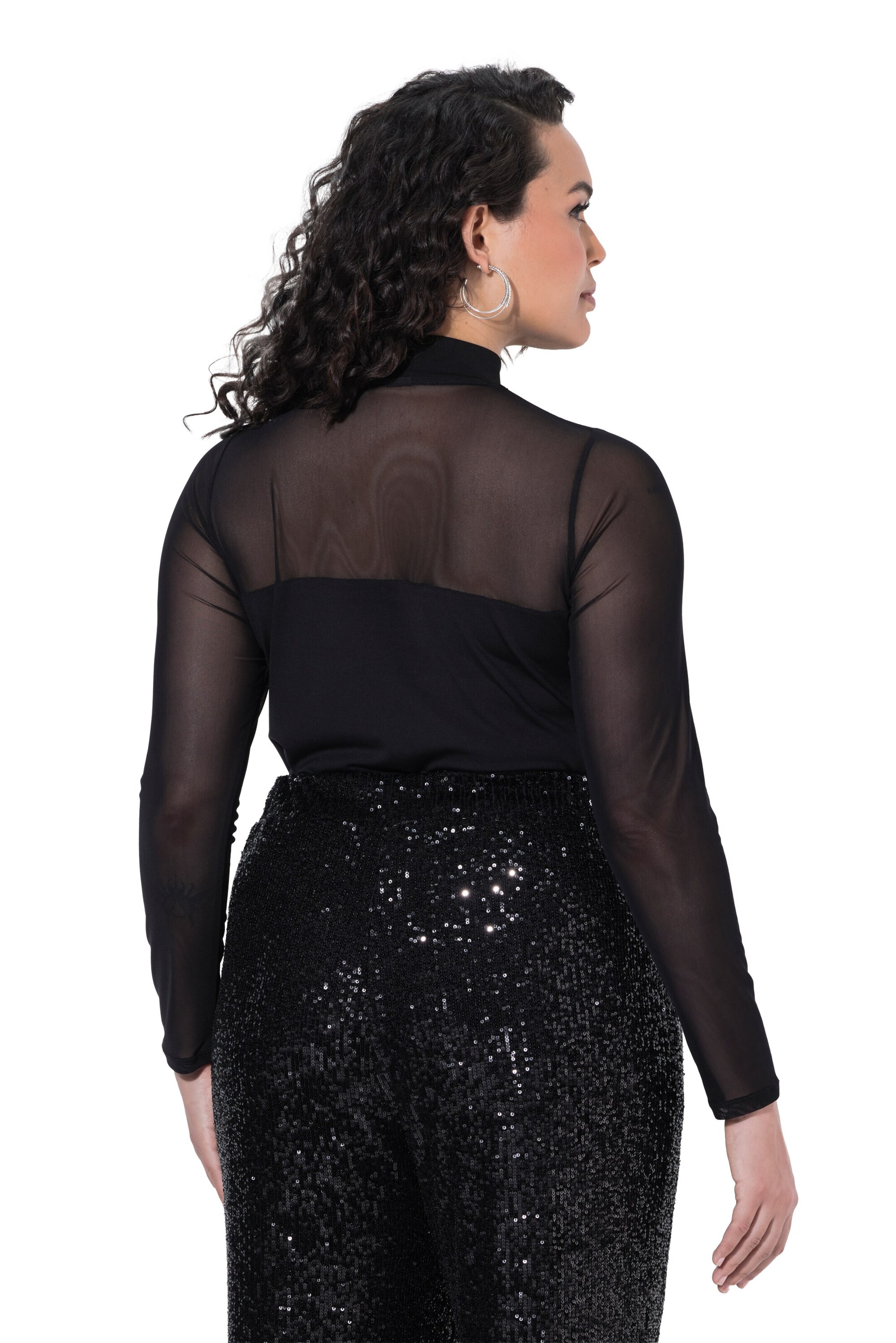 Ulla Popken Shirt in Zwart
