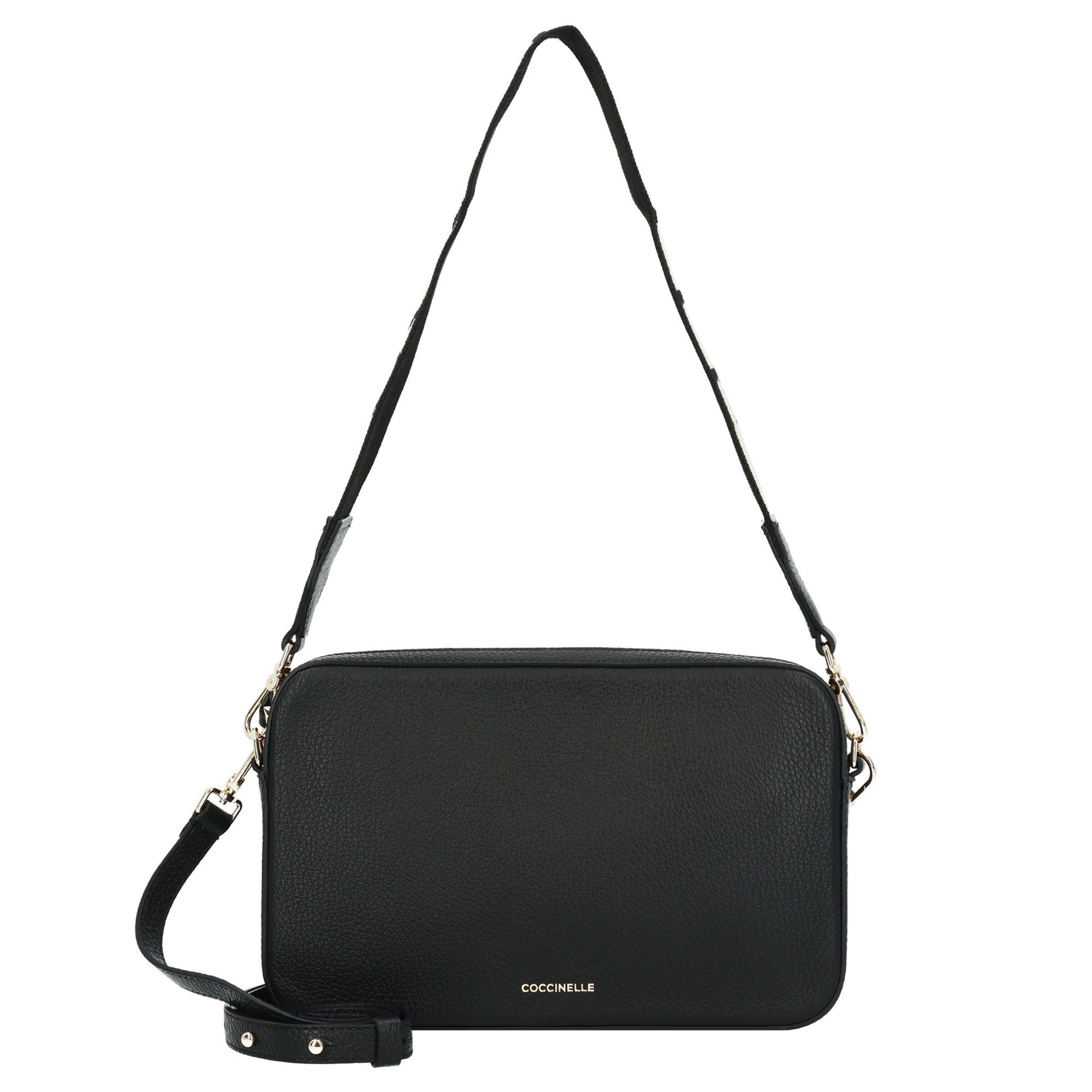 Coccinelle Shoulder bag 'Tebe' in Black: front