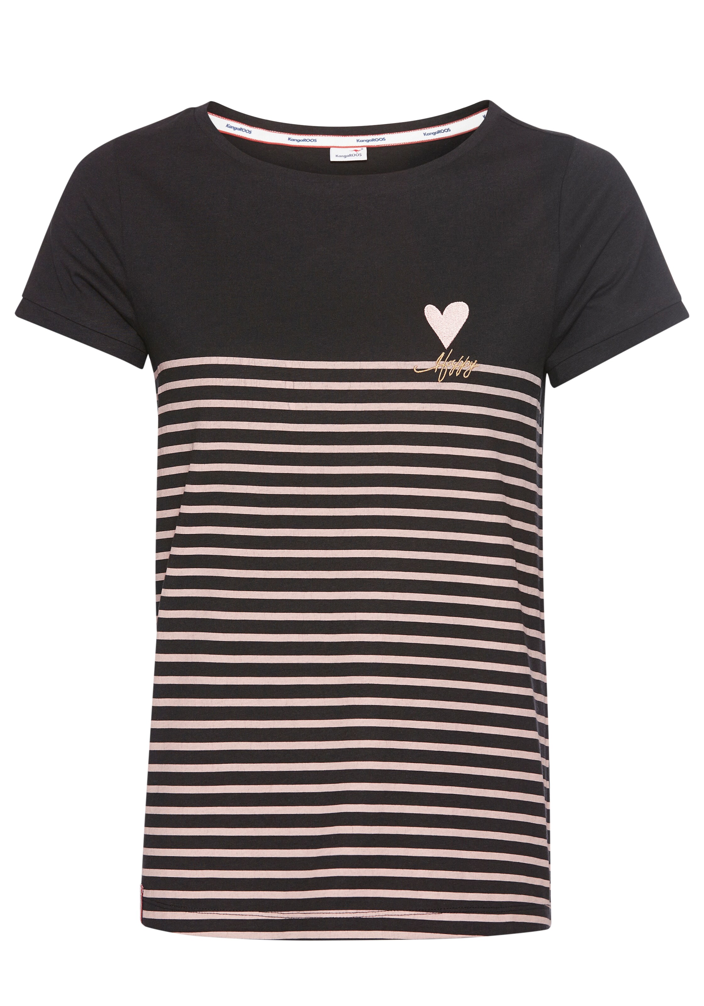 KangaROOS Shirt in Schwarz