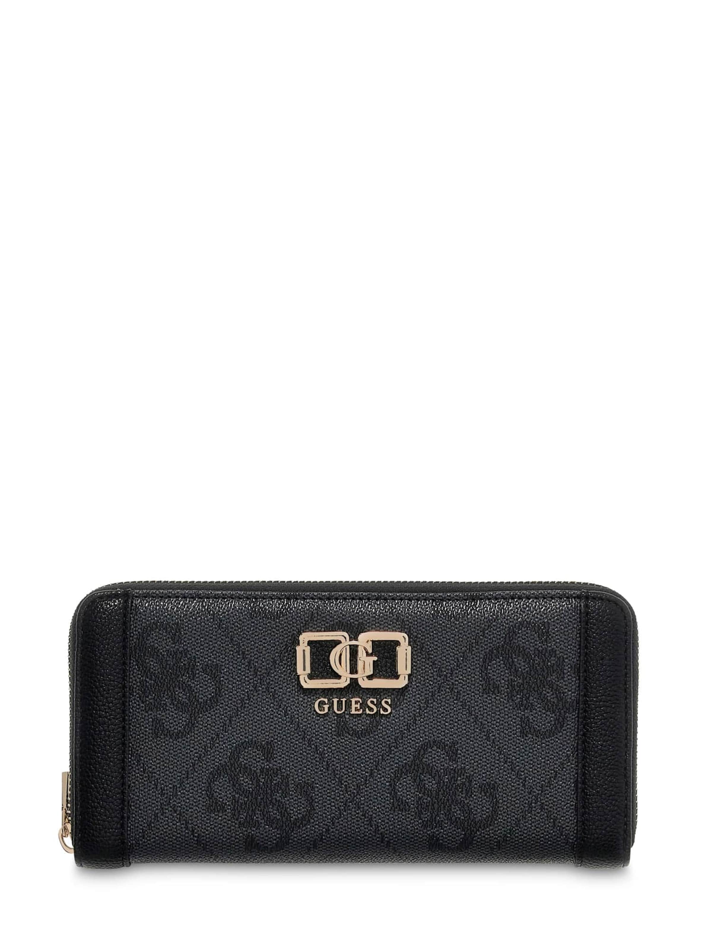 GUESS Wallet in Black: front