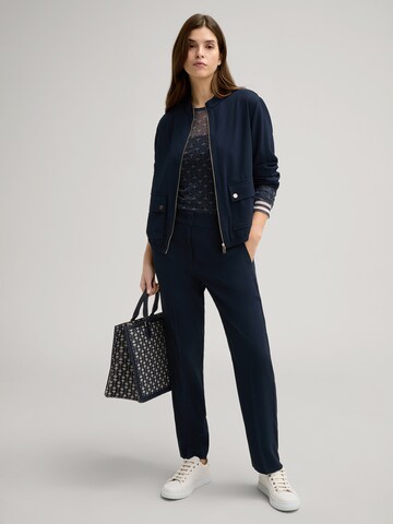 JOOP! Regular Trousers with creases 'Pauleen' in Blue