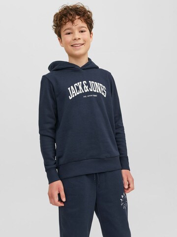 Jack & Jones Junior Μπλούζα φούτερ 'JOSH' σε μπλε: μπροστά