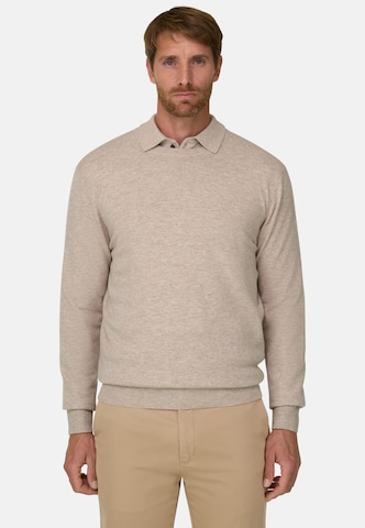 Boggi Milano Sweater in Beige: front