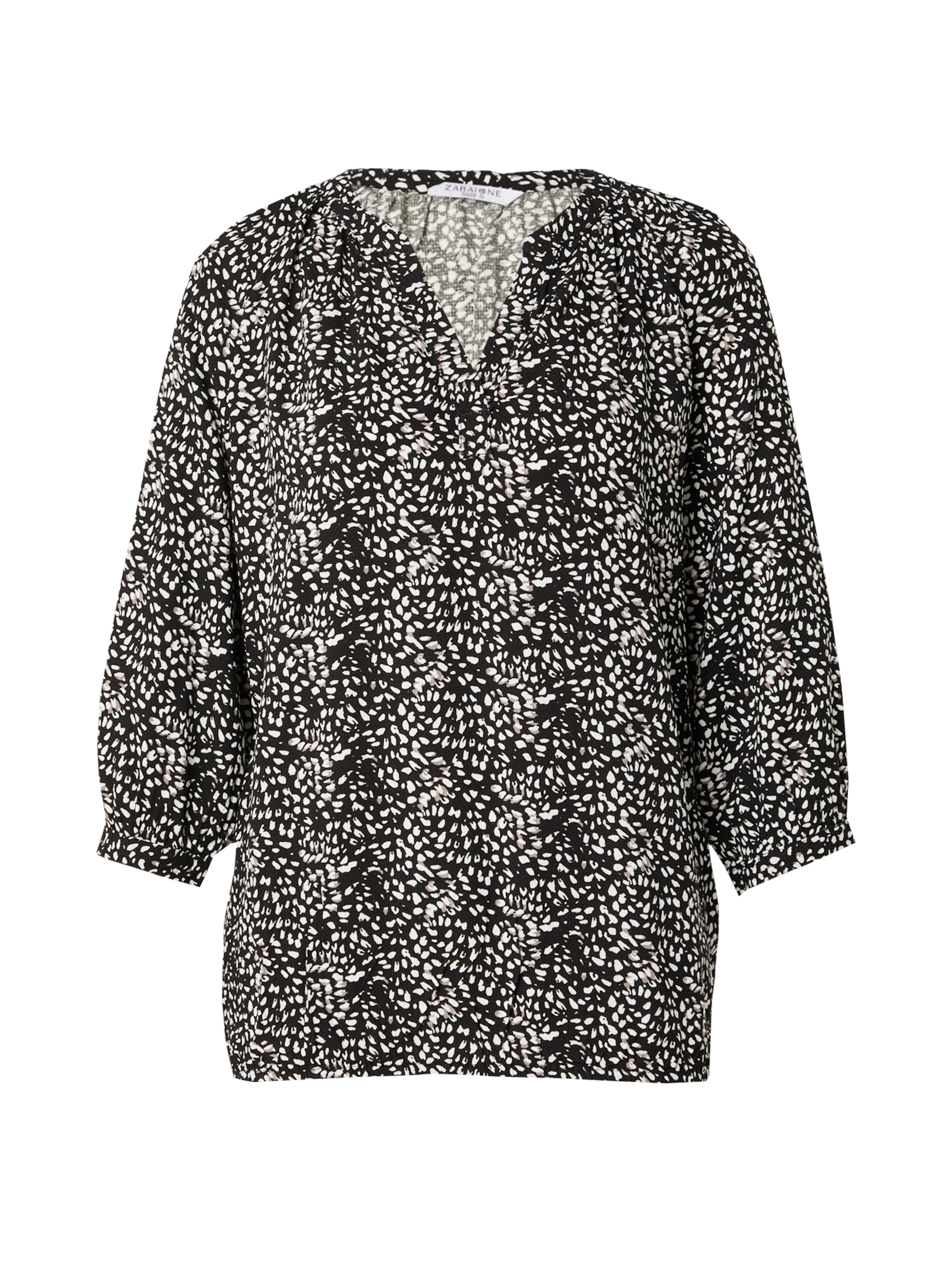 Chemisier 'Co44rnelia' ZABAIONE en noir : devant