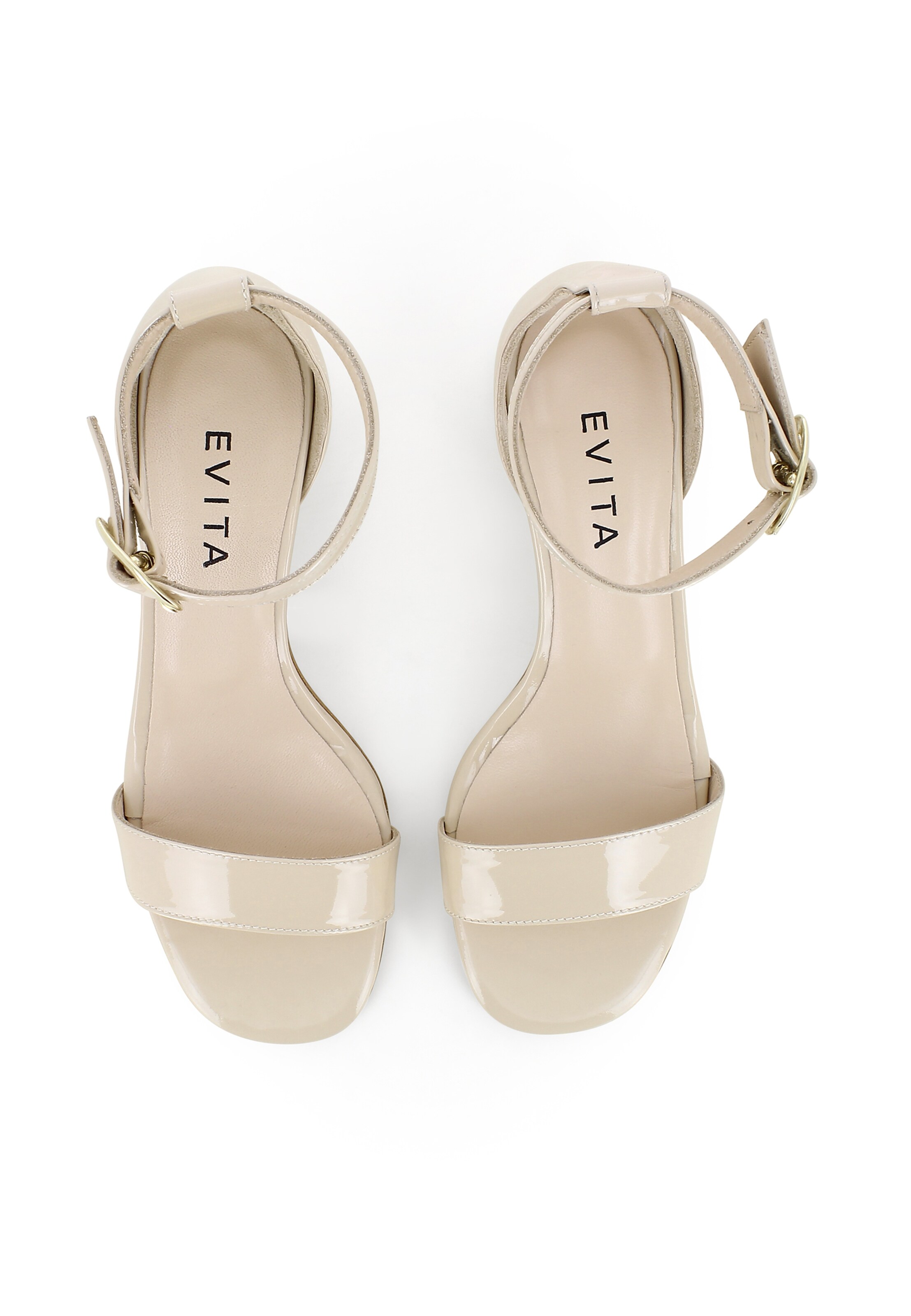 EVITA Sandalen met riem 'DORI' in Beige