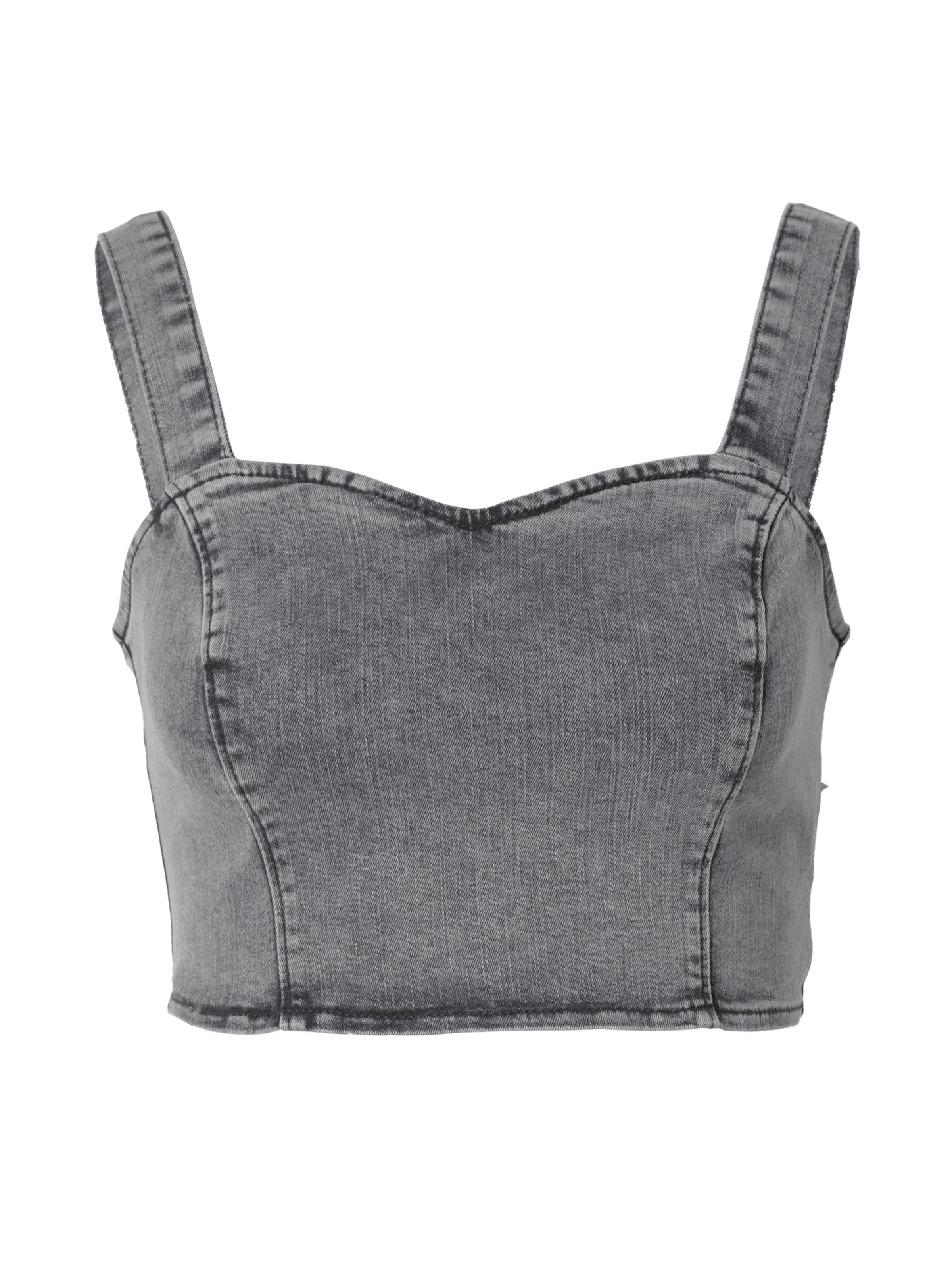 ABOUT YOU Top 'Marei' in Grey: front