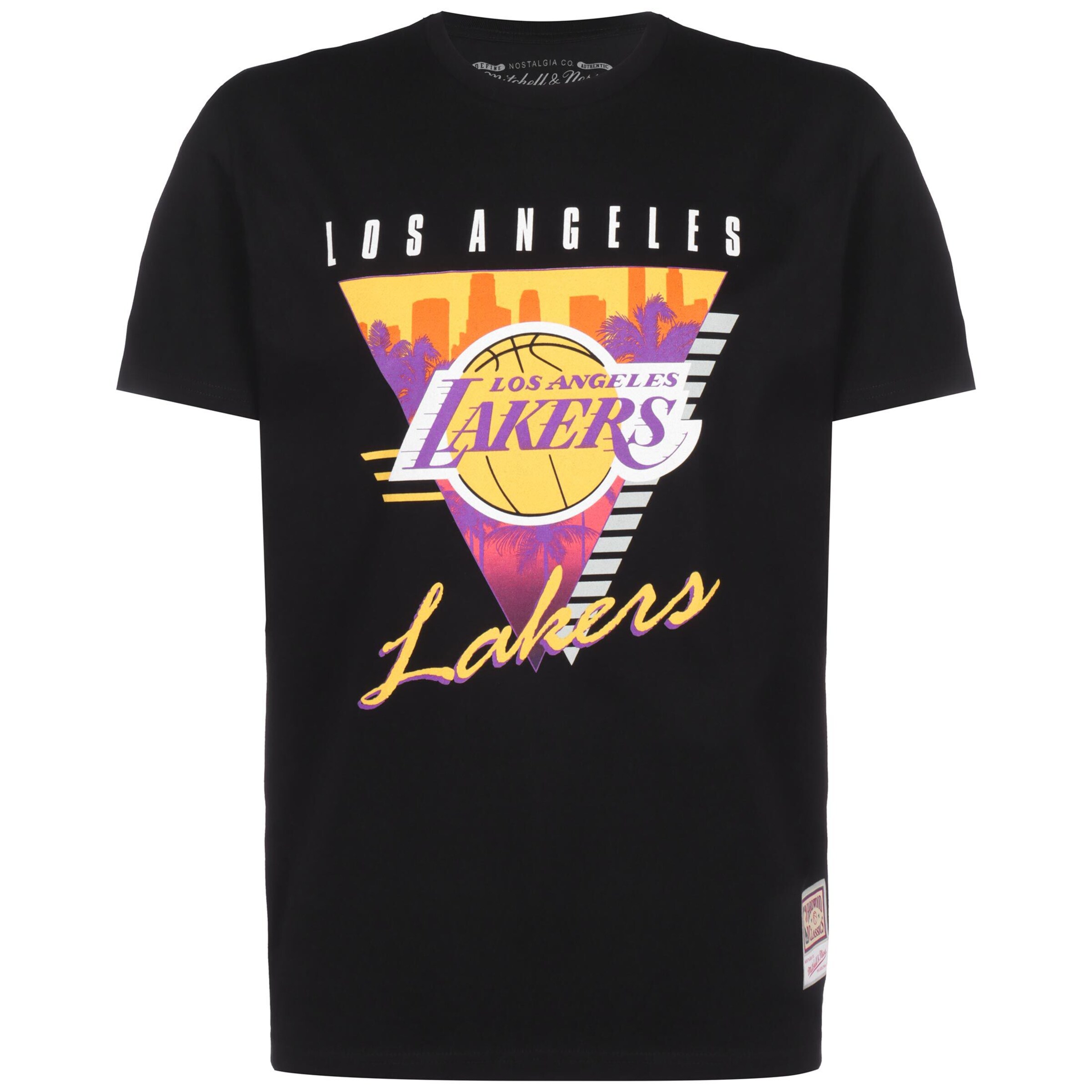 Mitchell & Ness T-Shirt 'NBA Final Seconds - Los Angeles Lakers' in Schwarz: Vorderseite