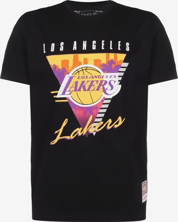 Mitchell & Ness T-Shirt 'NBA Final Seconds - Los Angeles Lakers' in Schwarz: predná strana