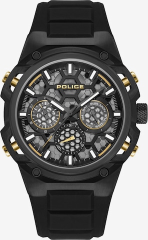 POLICE Analog watch 'Challenger' in Black: front
