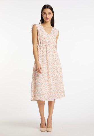 Usha Letní šaty – oranžová