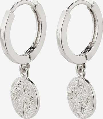 Pilgrim Earrings in Silver: front