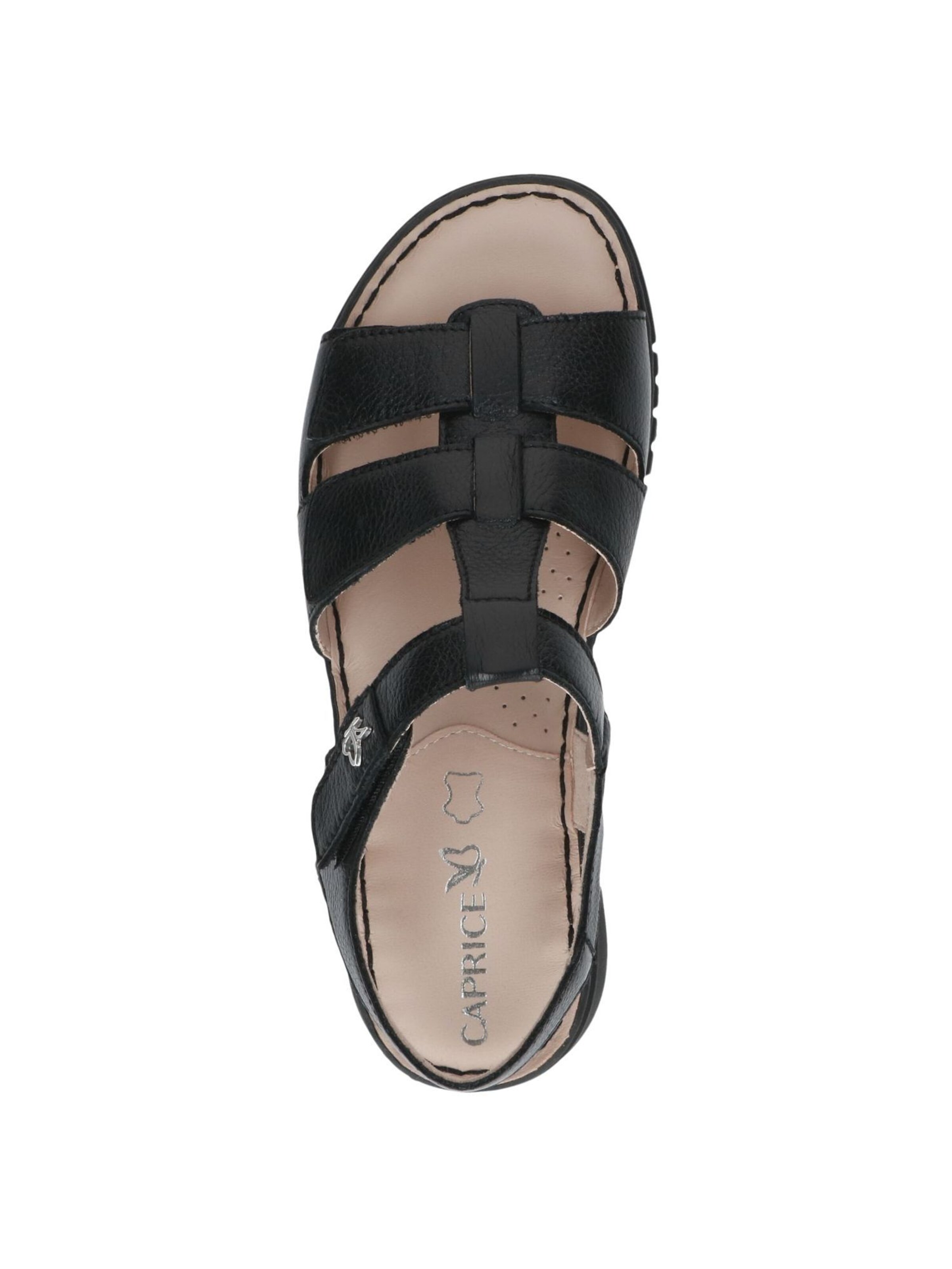 CAPRICE Sandale in Schwarz