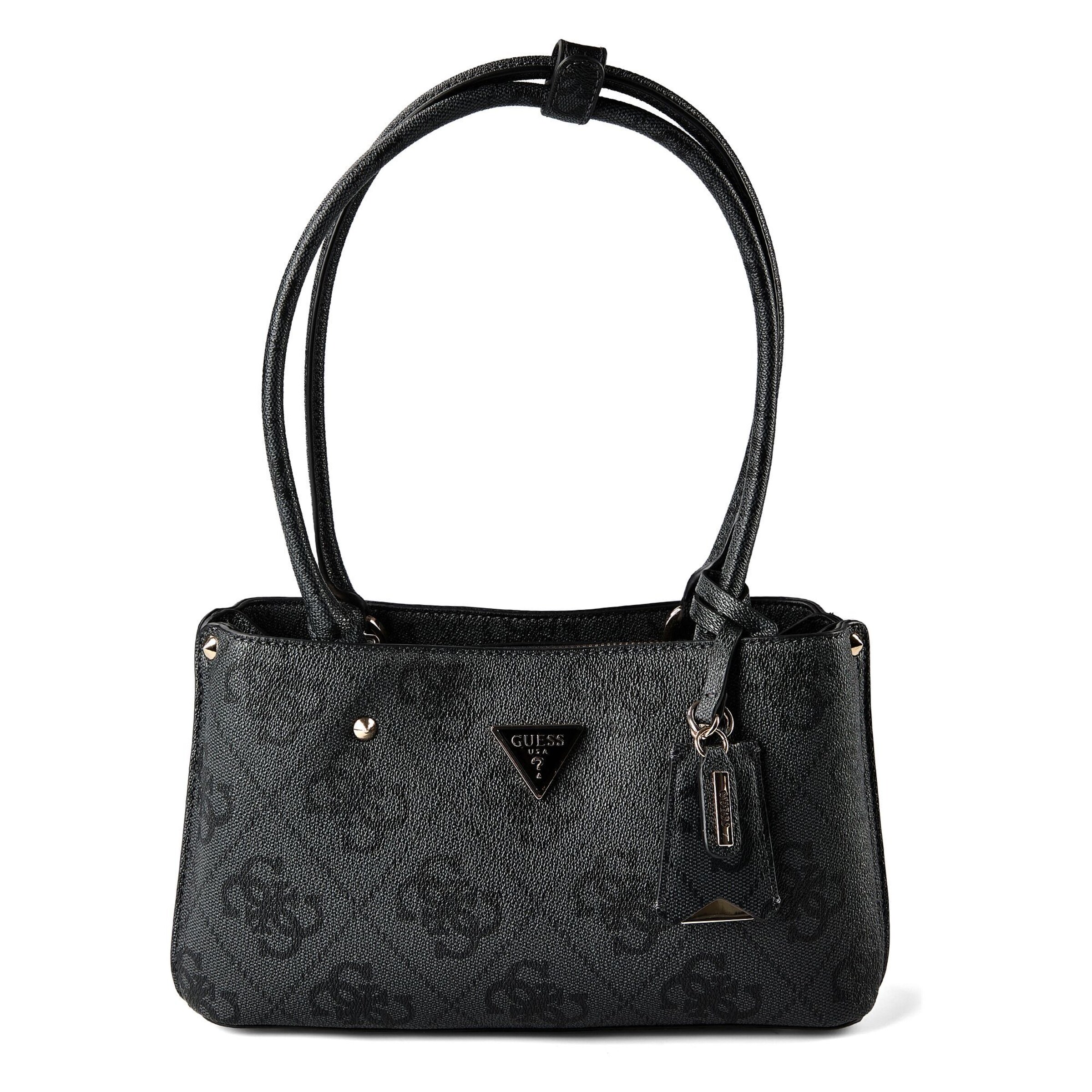 GUESS Schultertasche 'Meridian' in Schwarz: Vorderseite