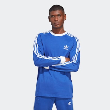 ADIDAS ORIGINALS Shirt 'Adicolor Classic 3-Stripes' in Blue: front