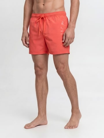 Shorts de bain 'JPSTMaui' JACK & JONES en orange : devant
