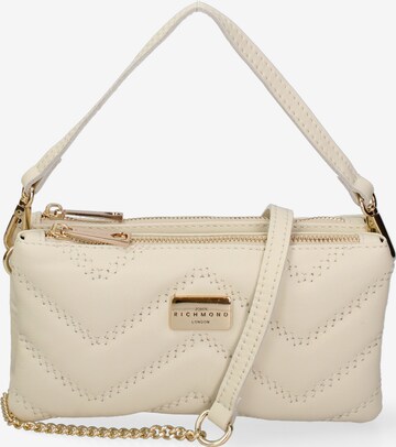 Borsa a spalla di John Richmond in beige: frontale