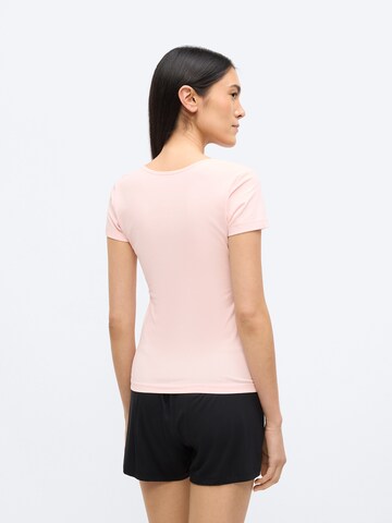 HUGO T-shirt i rosa