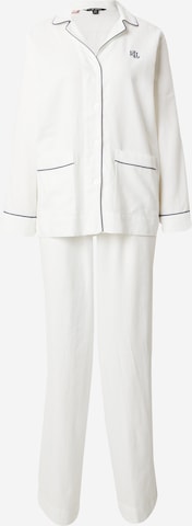 Lauren Ralph Lauren Pyjama in Wit: voorkant