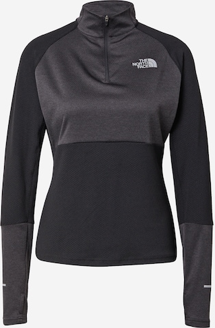 THE NORTH FACE Athletic Sweater in Black: front