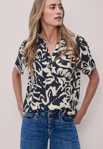 STREET ONE Blouse in Blue: front