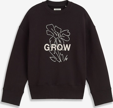 Thinking MU Sweatshirt 'Jimena' in Schwarz: Vorderseite