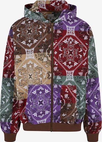 Karl Kani Zip-Up Hoodie in Mixed colors: front