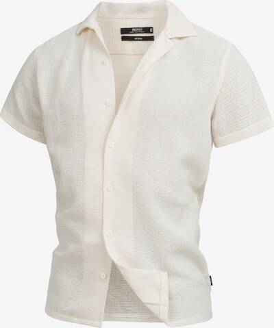 INDICODE JEANS Button Up Shirt ' Cosby ' in Black / Off white, Item view