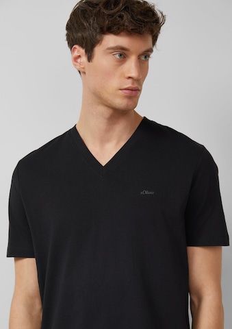 T-Shirt s.Oliver en noir