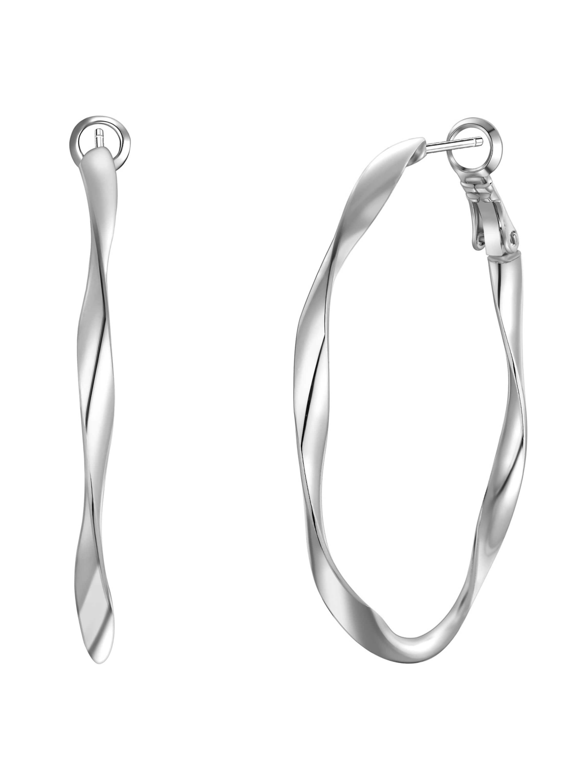 Yokoamii Earrings in Silver: front