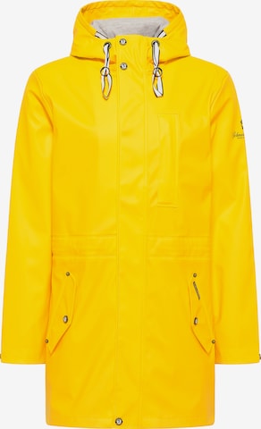 Schmuddelwedda Between-Seasons Parka 'Incus' in Yellow: front