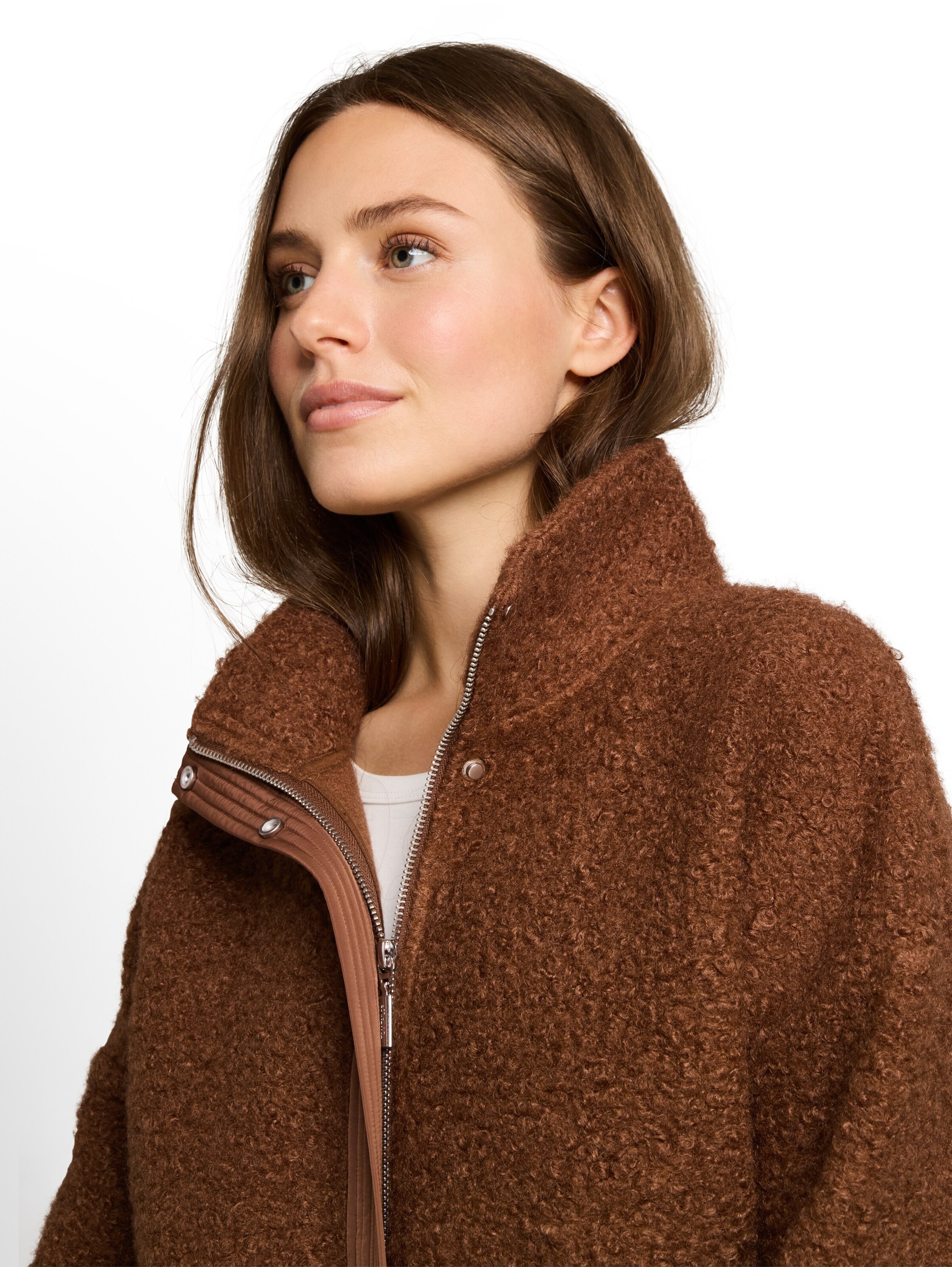TOM TAILOR - Chaqueta de entretiempo en marrón