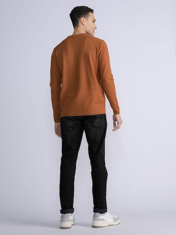 PETROL INDUSTRIES MEN Sweater in Beige: front