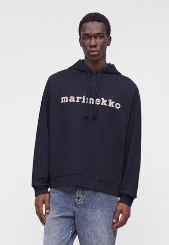 Marimekko Μπλούζα φούτερ 'SKRIPTI' σε μπλε: μπροστά