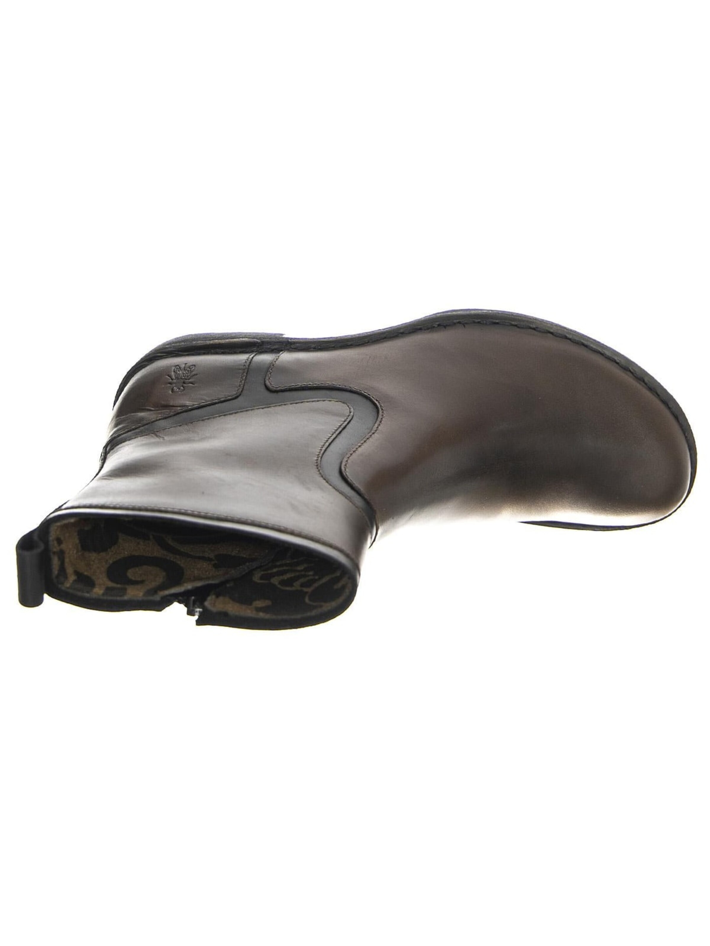 FLY LONDON Kozaki 'W' Miziq02fly Rug Diesel / Black Boots' w kolorze brązowy