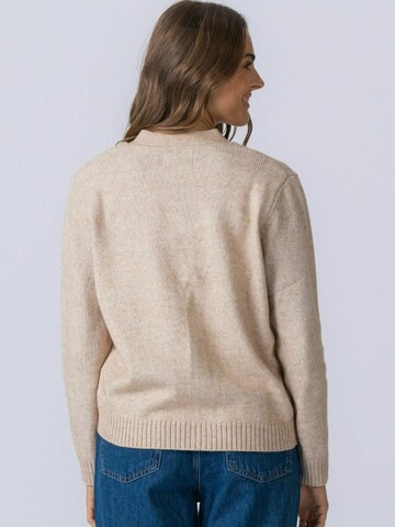 Cardigan ' Knitted Cardigan ' TEESHOPPEN en beige