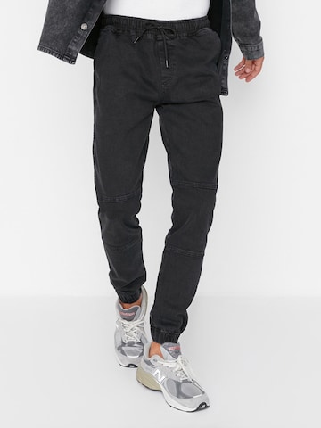 Effilé Jean Trendyol en gris : devant