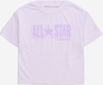 CONVERSE - Camiseta 'ALL STAR' en lila: frente