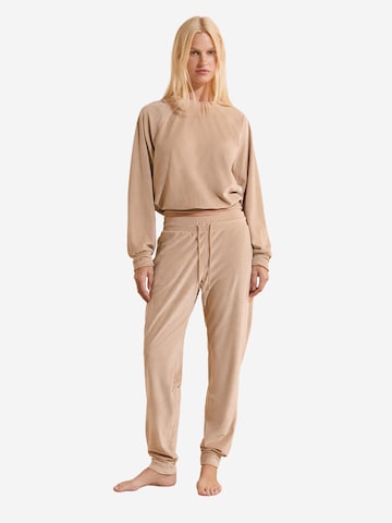 Pantaloncini da pigiama 'Bayron' di ETAM in beige: frontale