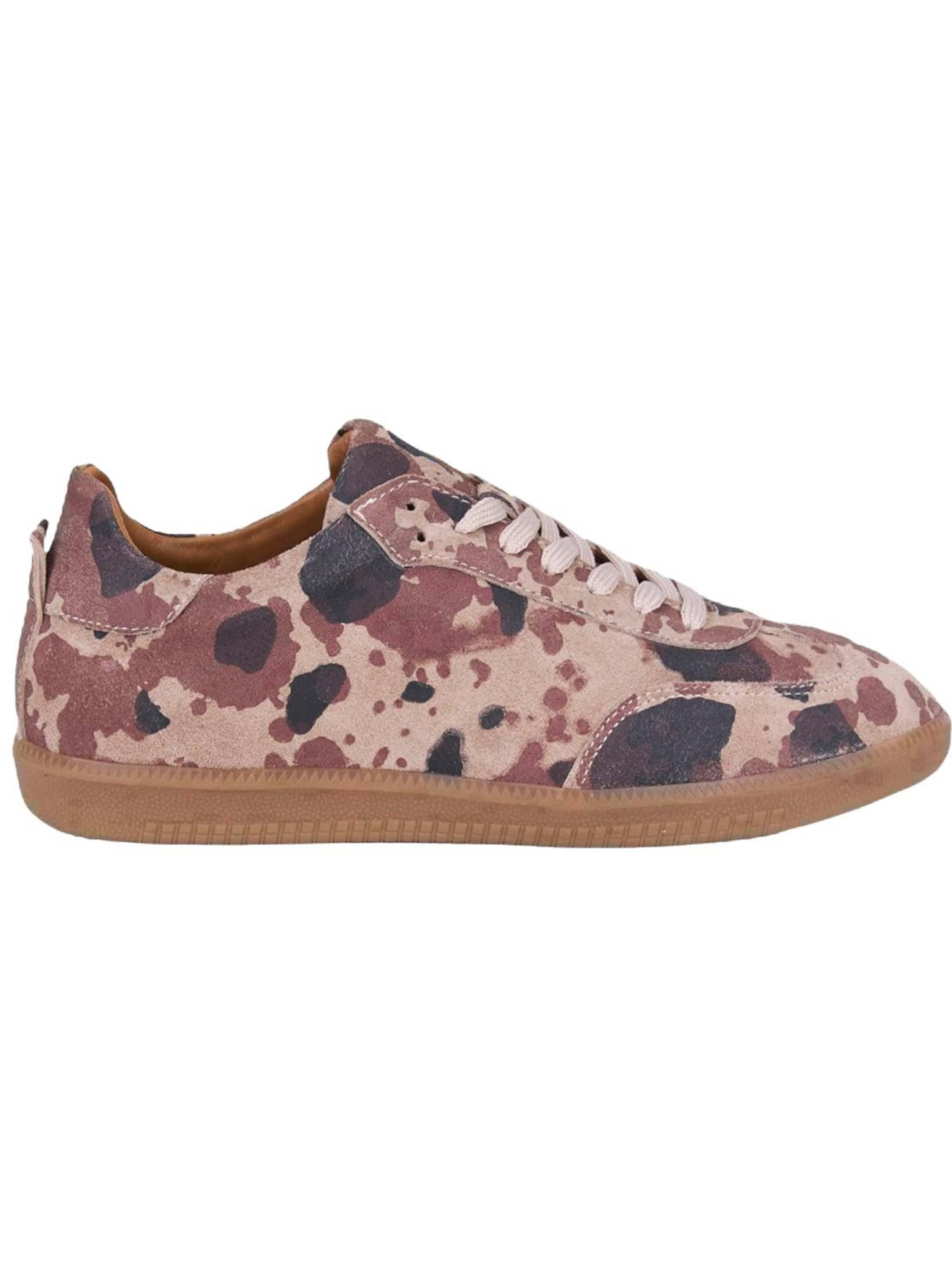 Desa - Zapatillas deportivas bajas 'DESA Damen-Sneaker aus bedrucktem Wildleder' en beige