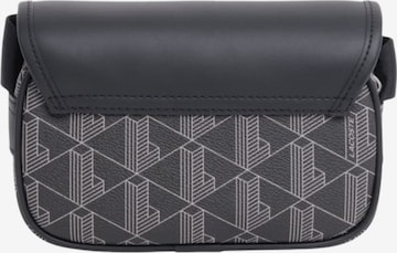 LACOSTE Kabelka 'Lacoste Sacoche messenger à Rabat The Blend Noir Gris' - Čierna