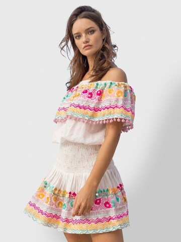 Miss June Skirt in Pink: front