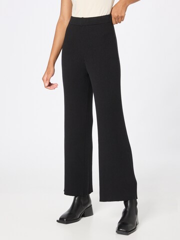 Wide leg Pantaloni 'River' de la MAKIA pe negru: față