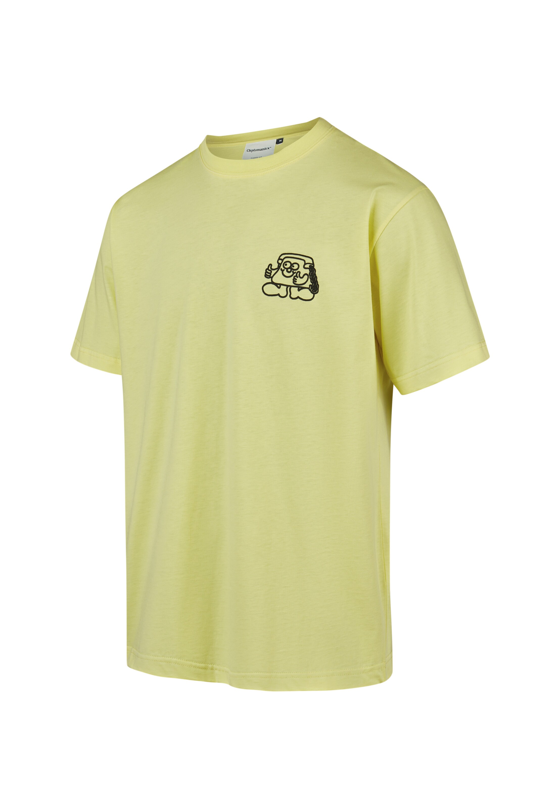 Cleptomanicx Shirt 'Connected' in Yellow