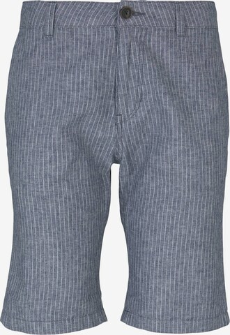 TOM TAILOR DENIM Slimfit Shorts in Blau: predná strana