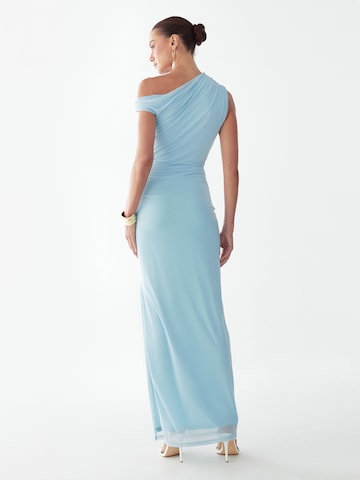 BWLDR - Vestido de festa 'FREYA' em azul: atrás