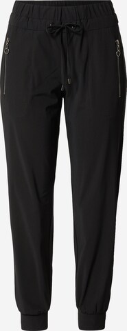 Effilé Pantalon s.Oliver BLACK LABEL en noir : devant