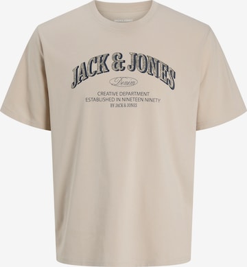 Jack & Jones Junior T-shirt 'JJEDENVER' i beige: framsida