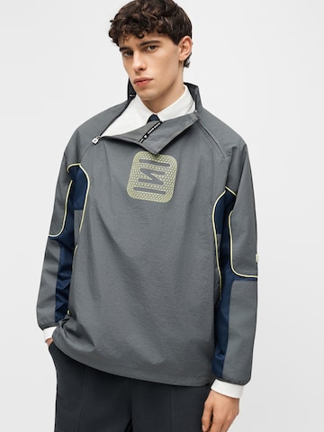 Nike Sportswear Övergångsjacka 'SHOX' i grå