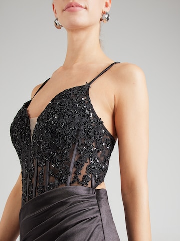 LUXUAR Večerna obleka | črna barva