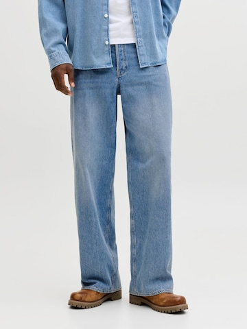 JACK & JONESregular Traperice 'JJIDAVE' - plava boja: prednji dio